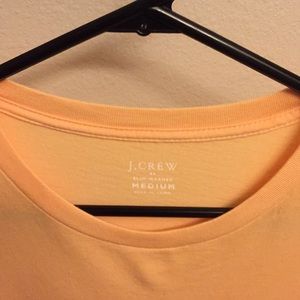 New J. Crew M Slim Apricot Color Short Sleeve T